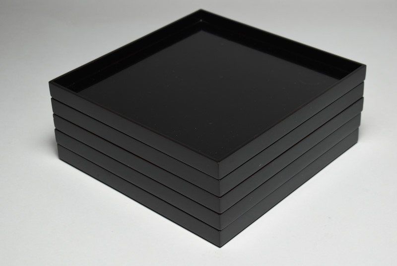 蔵A4644d 塗師 真斎 懐石揃 利休好み 共箱 懐石道具