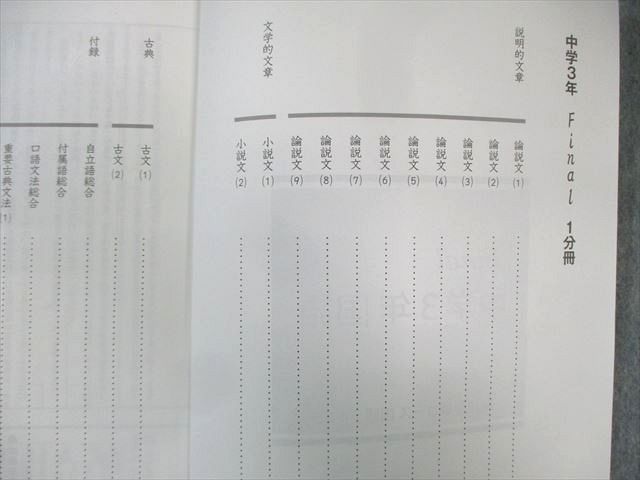 馬渕教室 中3 高校受験コース 国語/英語/数学/理科/社会テキスト