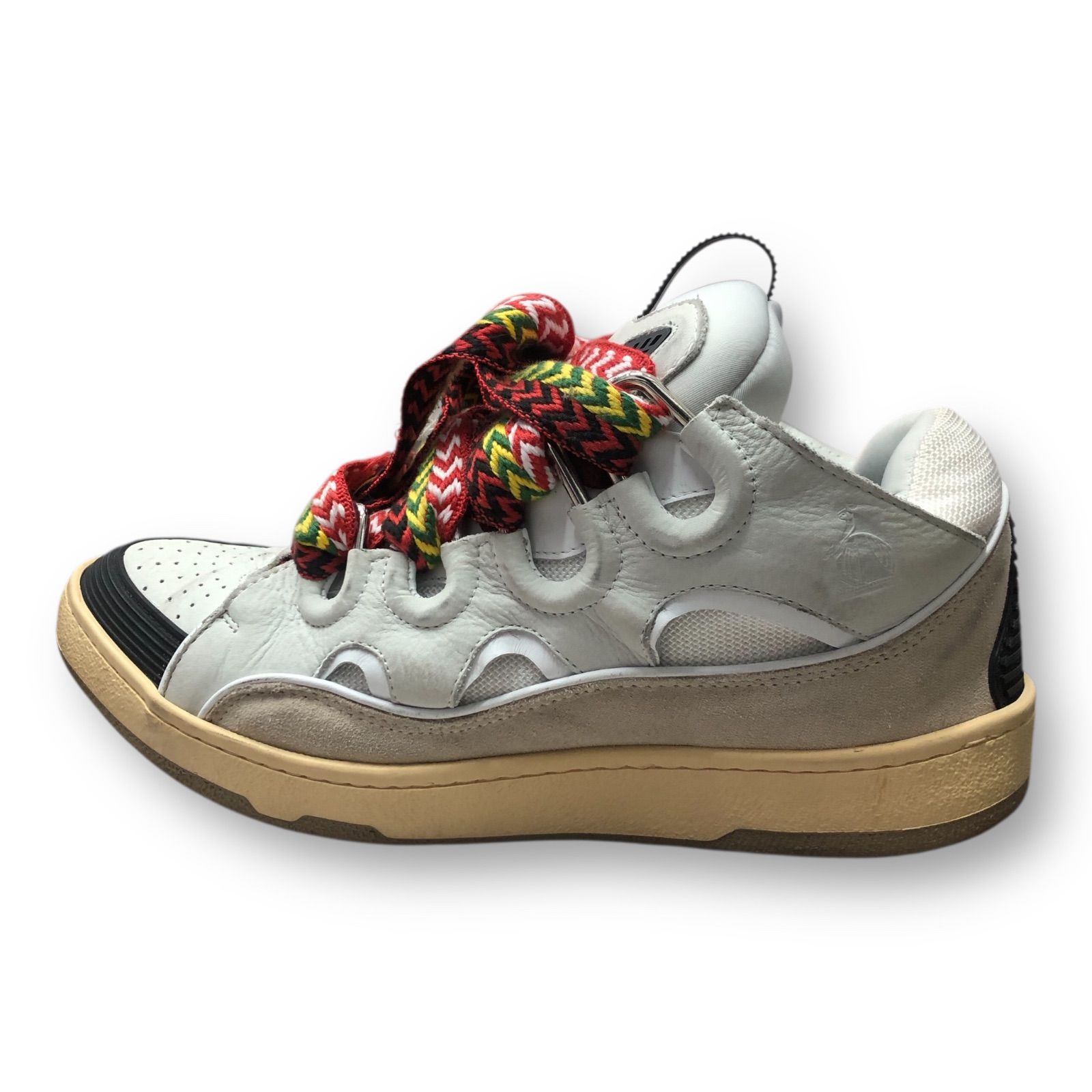 LANVIN Leather Curb Sneakers レザー カーブ スニーカー FM-SKRK11 