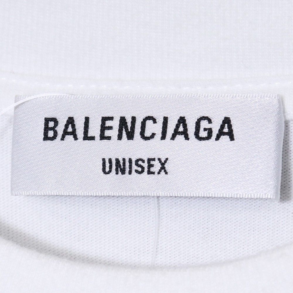 BALENCIAGA × MARVEL マーベル ハルクプリントTシャツ XSサイズ ホワイト 612965 TLV59-9000 バレンシアガ Incredible Hulk 半袖カットソー Balenciaga White Hulk Printed Cotton Short Sleeve T-Shirt M