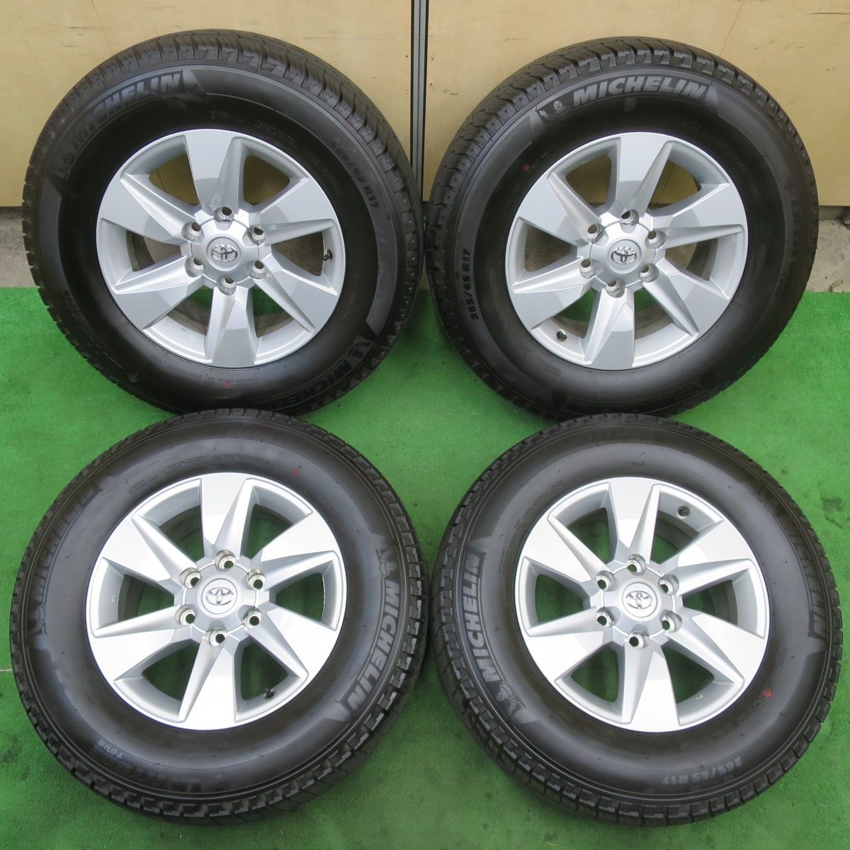 タイヤ 21年 キレイ トヨタ 150系 ランクル プラド 純正 265|65R17 ミシュラン LATITUDE TOUR 17インチ PCD139.7|6H 5061103イノ