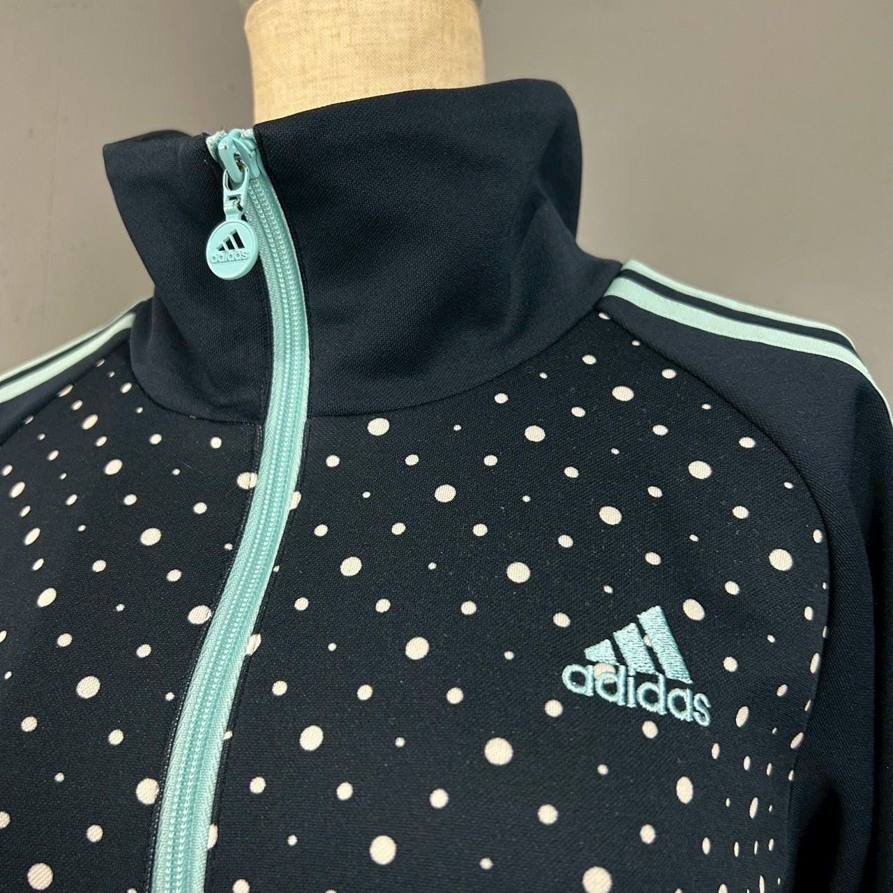 ❤️adidas ジップアップジャケット　ドット　y2k 水玉模様 ❤️adidas ジップアップジャケット ドット y2k 水玉模様 ❤️adidas