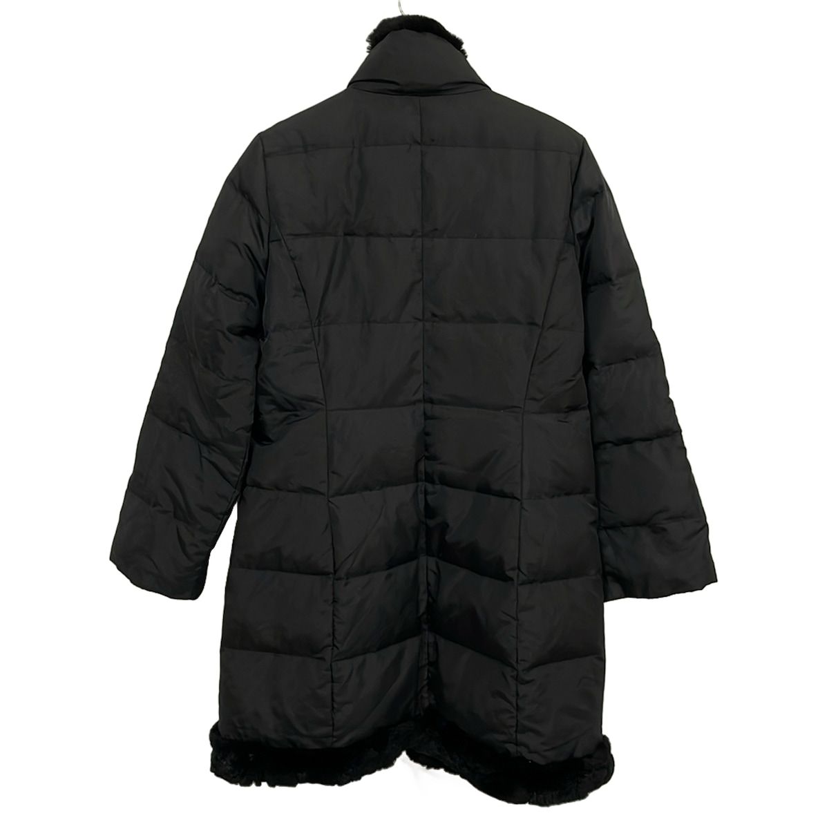 Max MaraWEEKEND マックスマーラウィークエンド ダッフルコート サイズ42 M レディース - 黒 長袖 フェイクファー 中綿 秋 冬