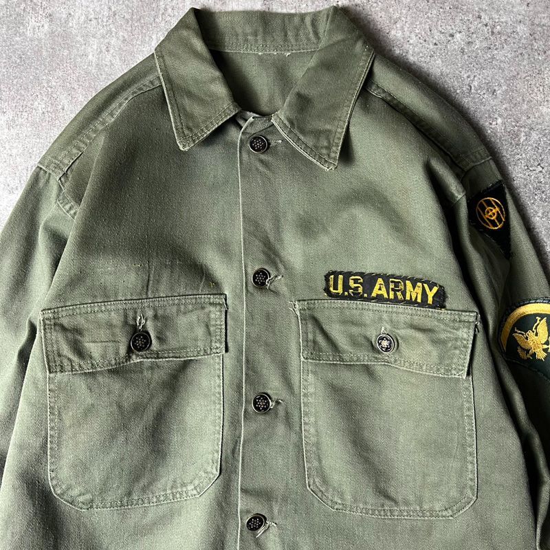 50s 民間13スター コットン サテン ミリタリージャケット ARMY50s 民間