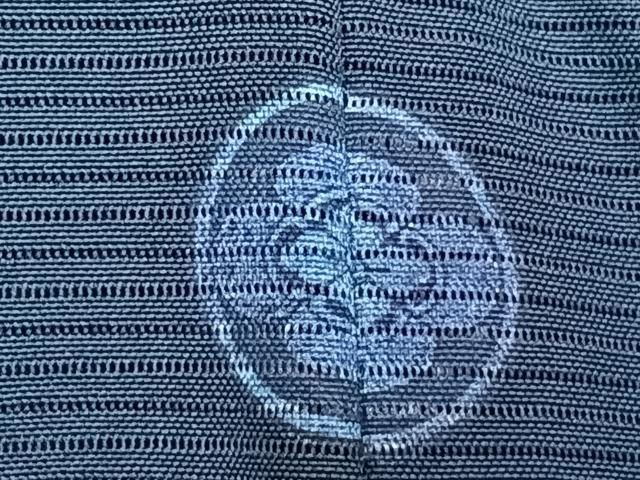 平和屋着物＊夏物 色無地 絽 青藍色 正絹 逸品 AAAW7995fy