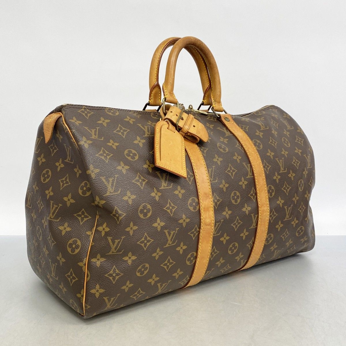 5mb2310-h ルイヴィトン ボストンバッグ モノグラム キーポル45 M41428 ブラウン メンズ レディース ユニセックス