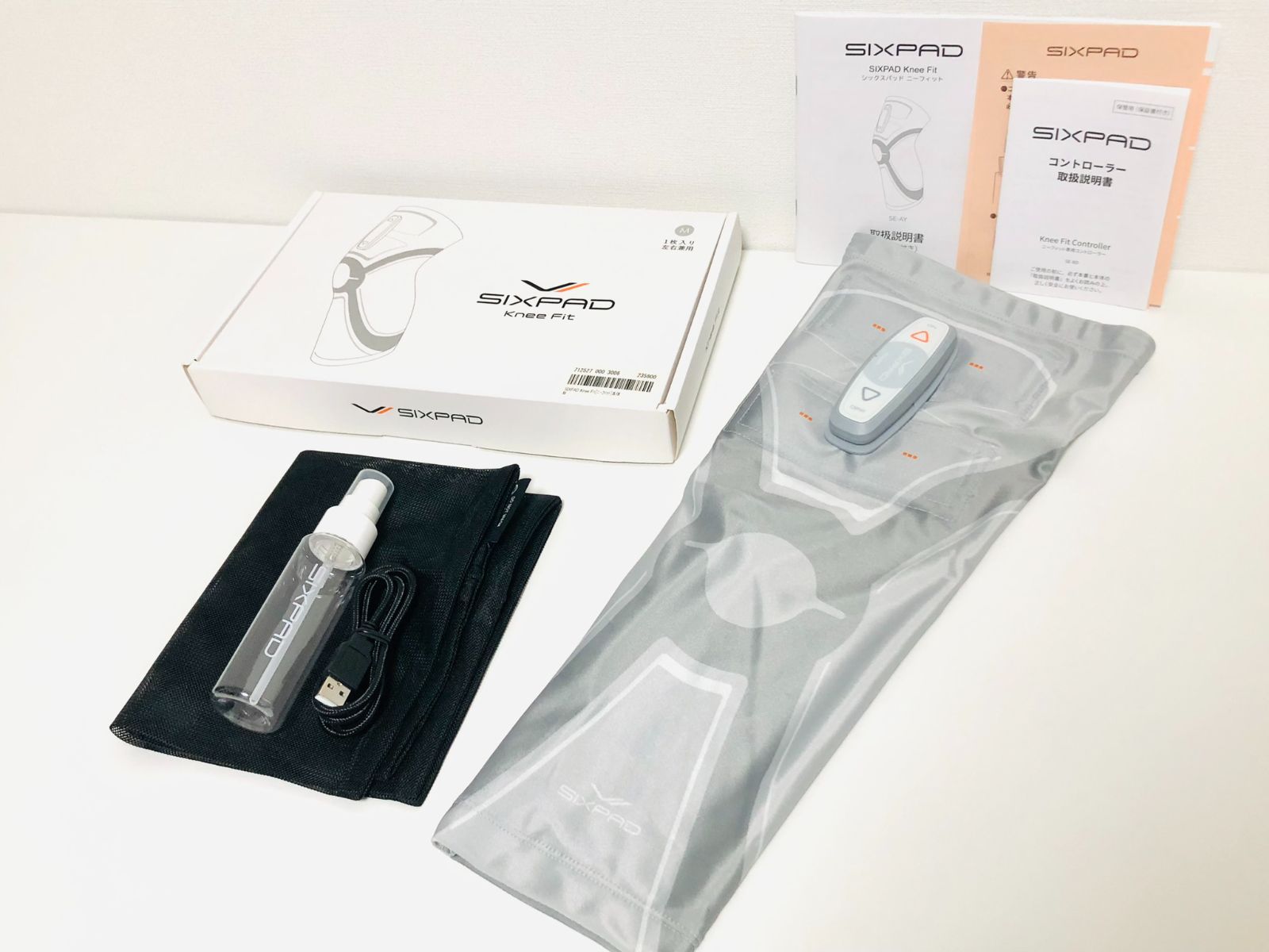 シックスパッド 二―フィット SIXPAD Knee Fit 左右兼用 Mサイズ 膝 トレーニング