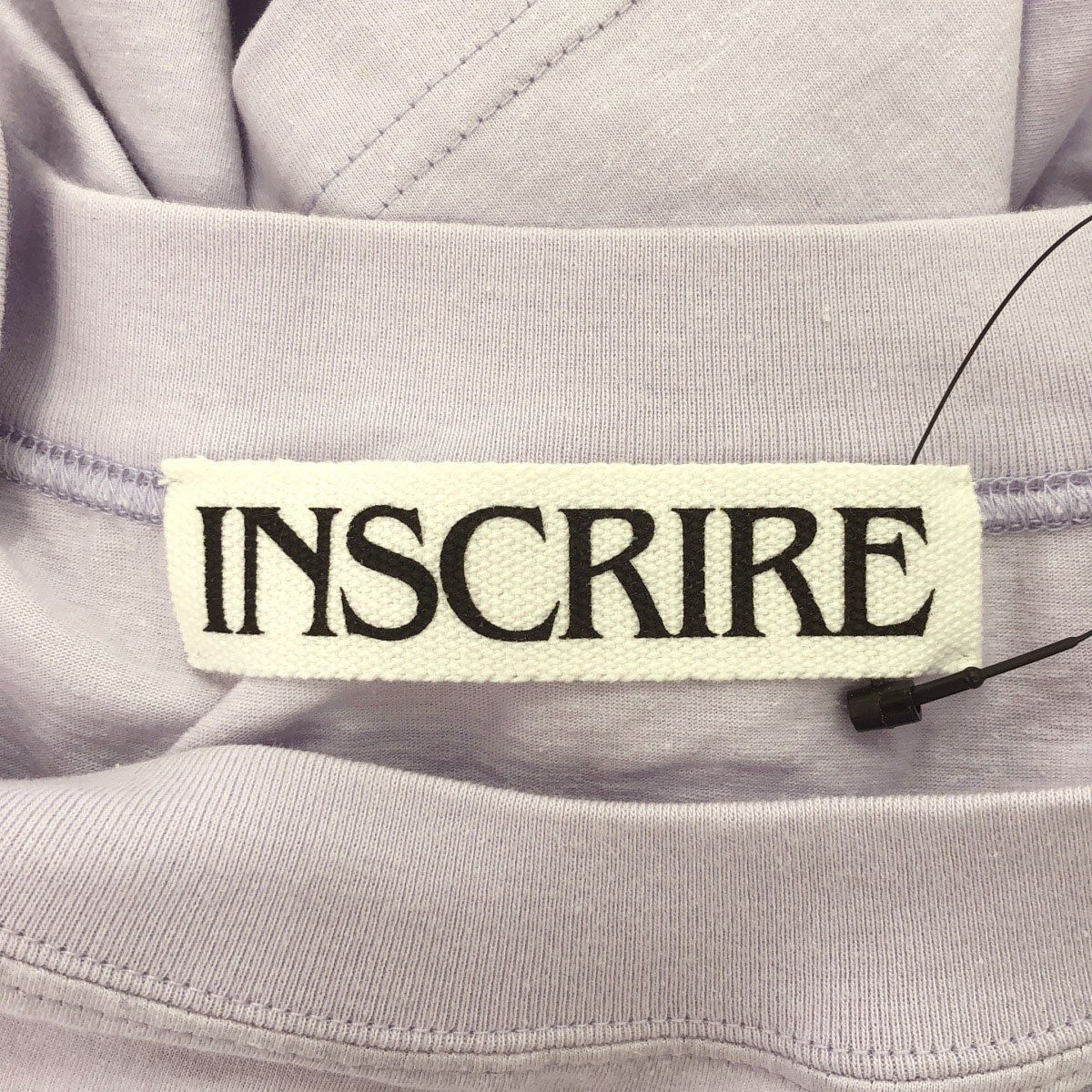 INSCRIRE アンスクリア 23SS ドローコードワイドTシャツ I23SS-CUT13 パープル 38 ITT49BW9UJRX INSCRIRE - INSCRIRE アンスクリア 23SS ドローコードワイドT