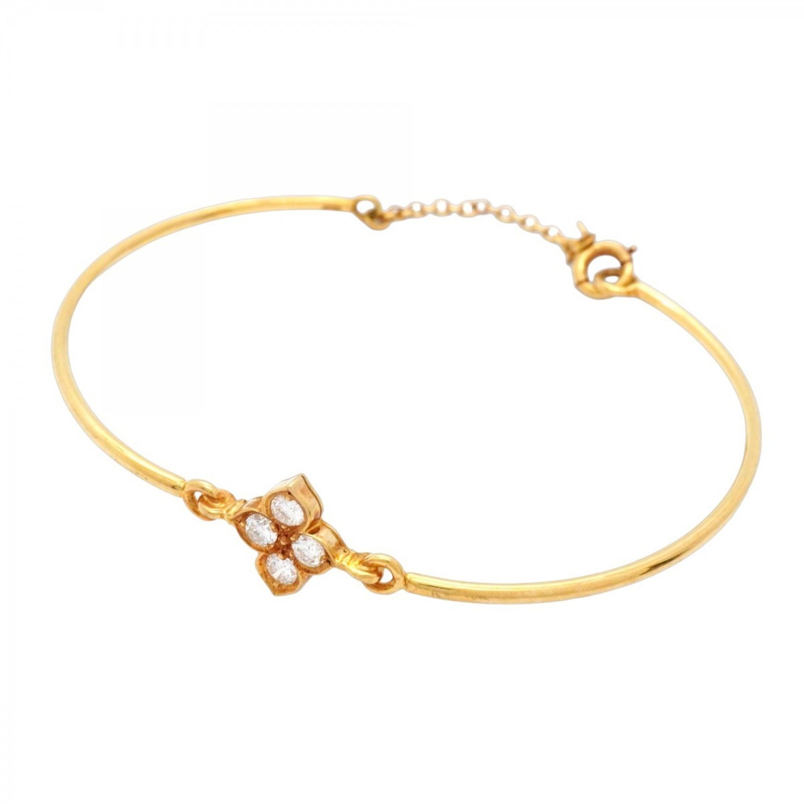 カルティエ Cartier カルティエ バングル ヒンドゥ 4PD 18KYG イエローゴールド ダイヤモンドレディース