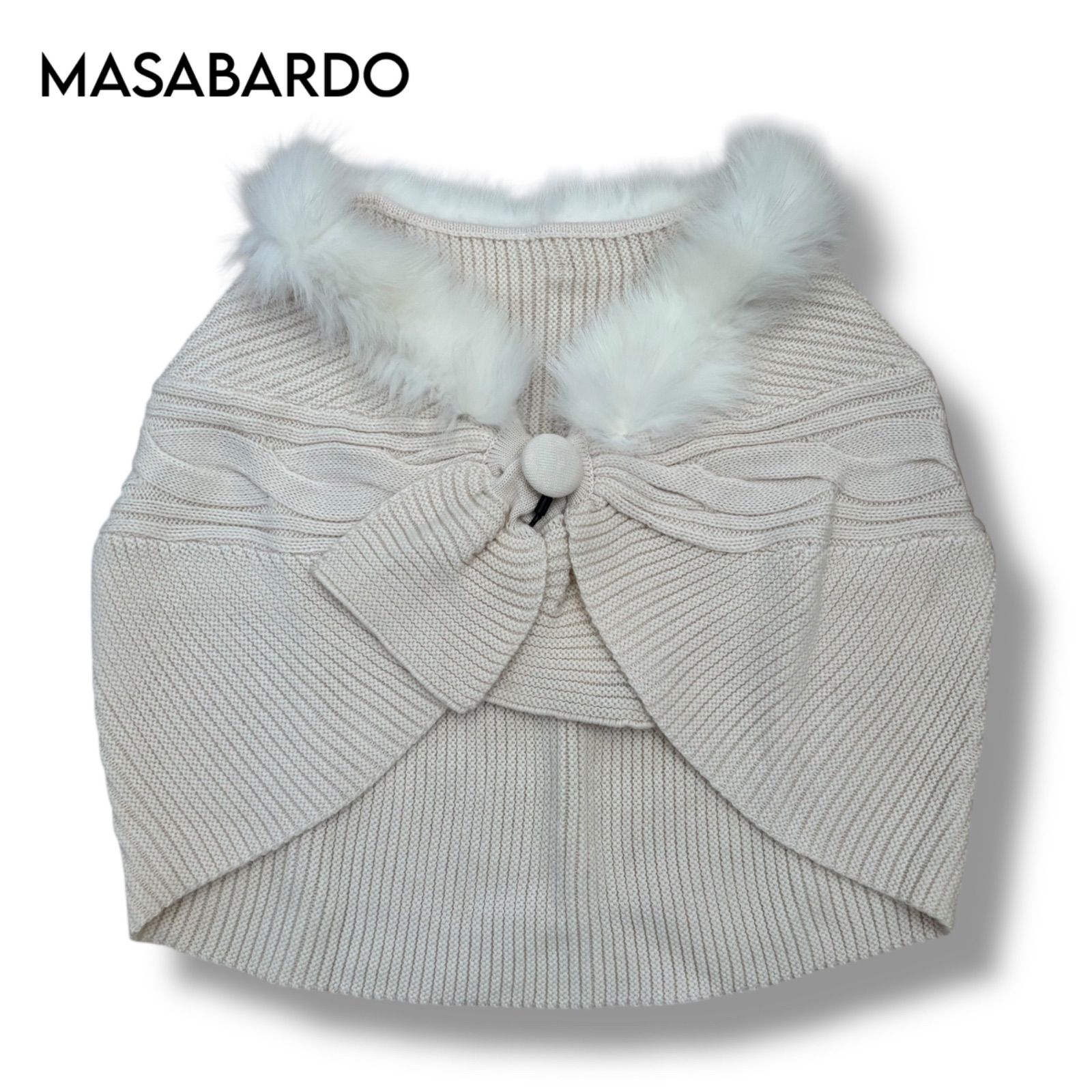 ◻︎ MASABARDO ブルーフォックスファーショール