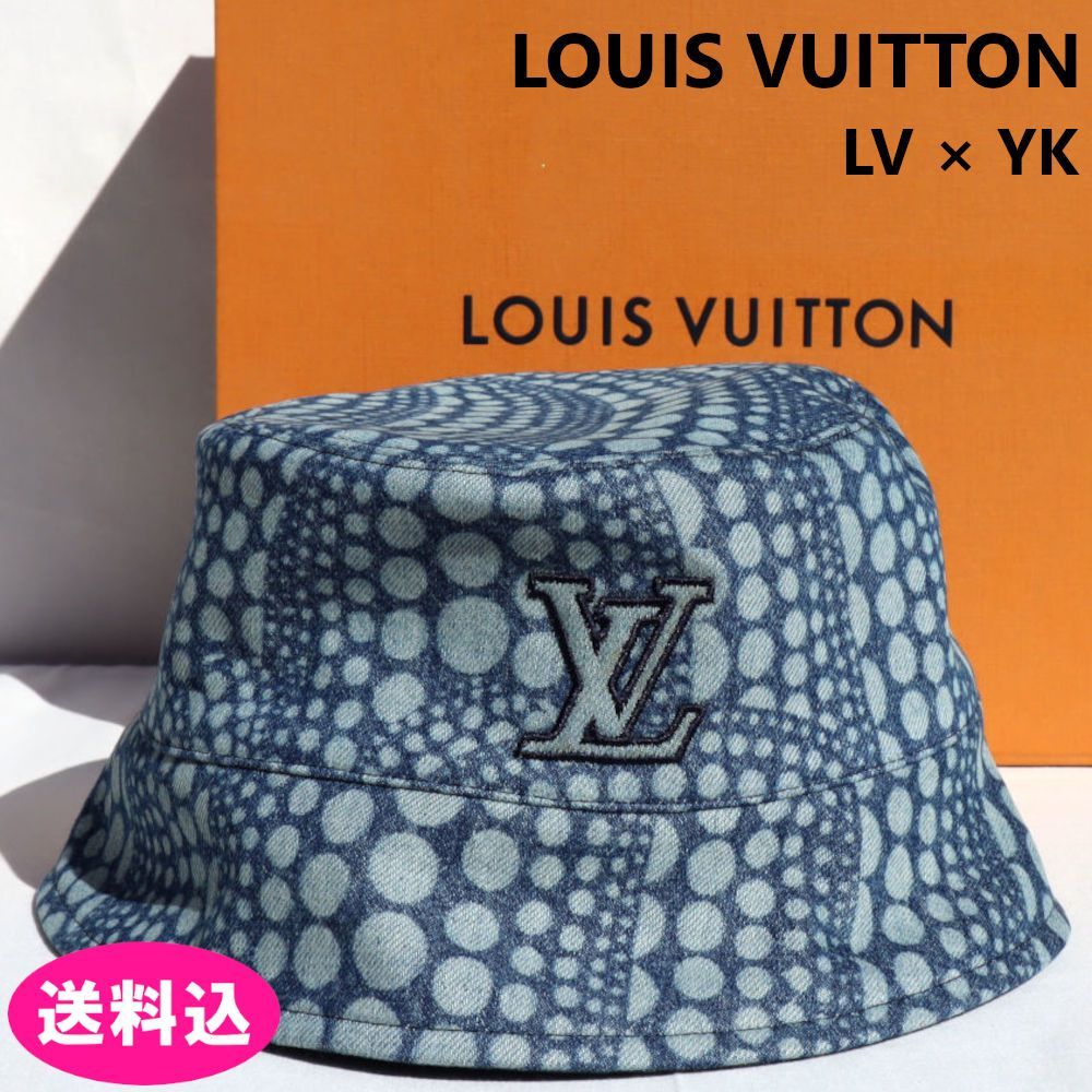 LOUIS VUITTON (ルイヴィトン) 草間彌生 ルイ・ヴィトン M7066L LV × YK バケットハット・パンプキン サイズ：L -  メルカリ