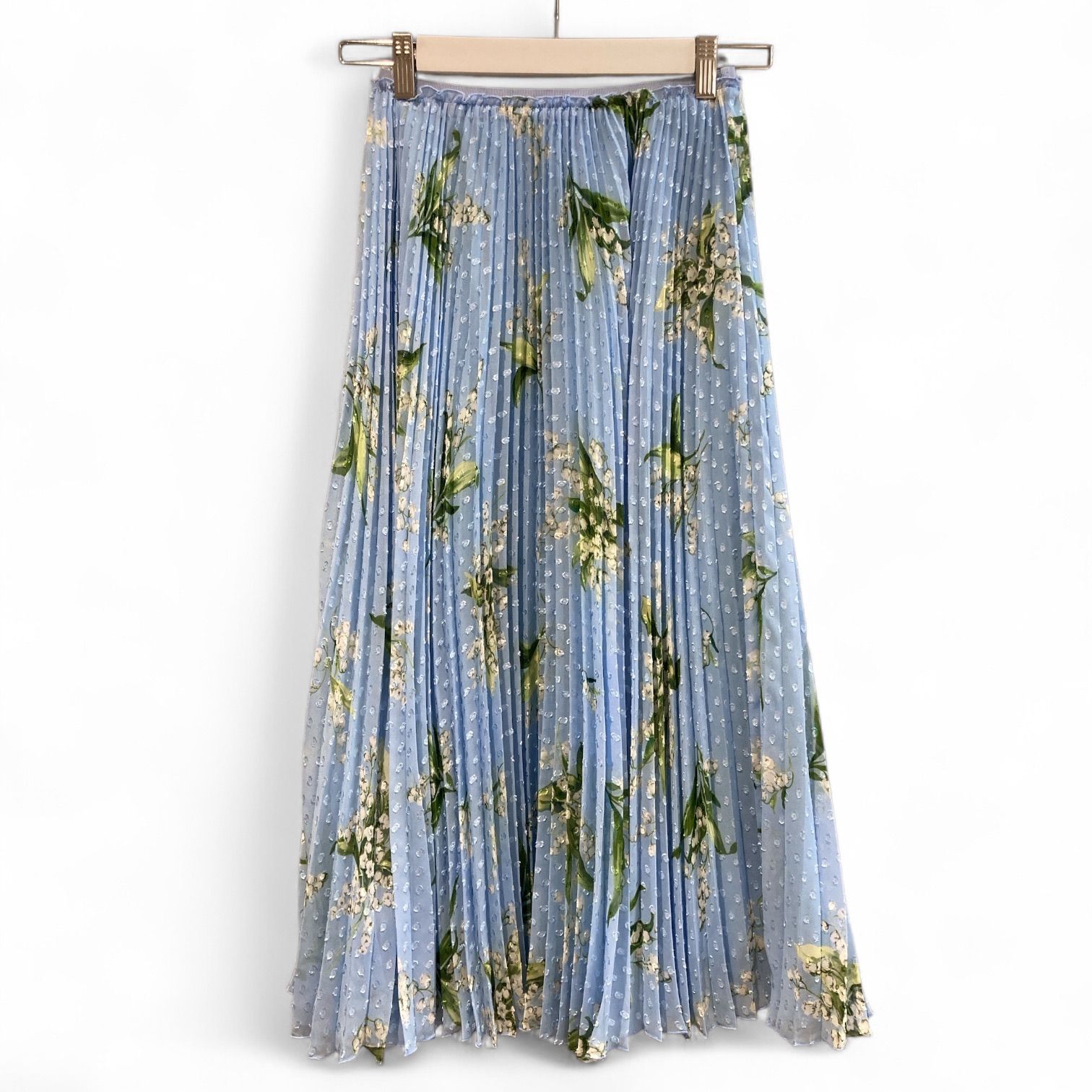 REDVALENTINO レッドヴァレンティノ フラワープリントプリーツ