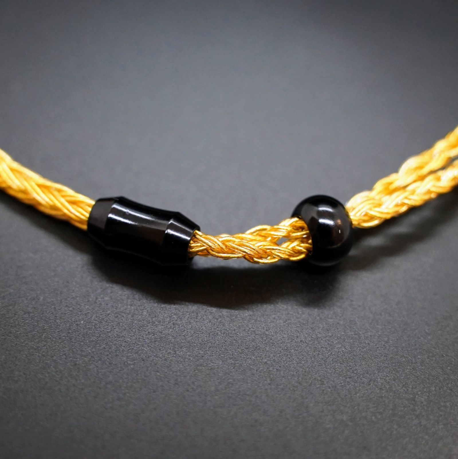 黒色部品 16芯 金メッキリケーブル アップグレード mmcx/3.5mm