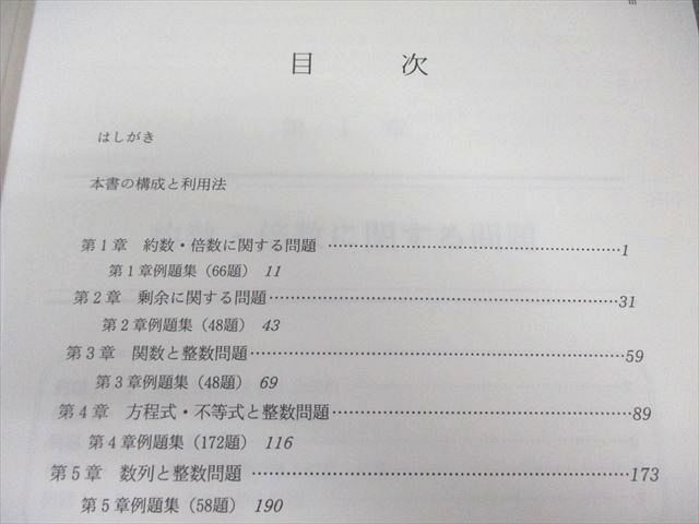 聖文新社 大学入試 整数問題の解法研究 【絶版・希少本】 書き込みなし