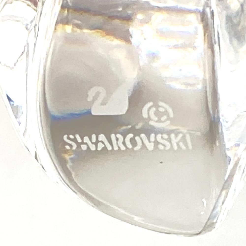 スワロフスキー SWAROVSKI サギ 鳥 オブジェ 置物 221627 クリア