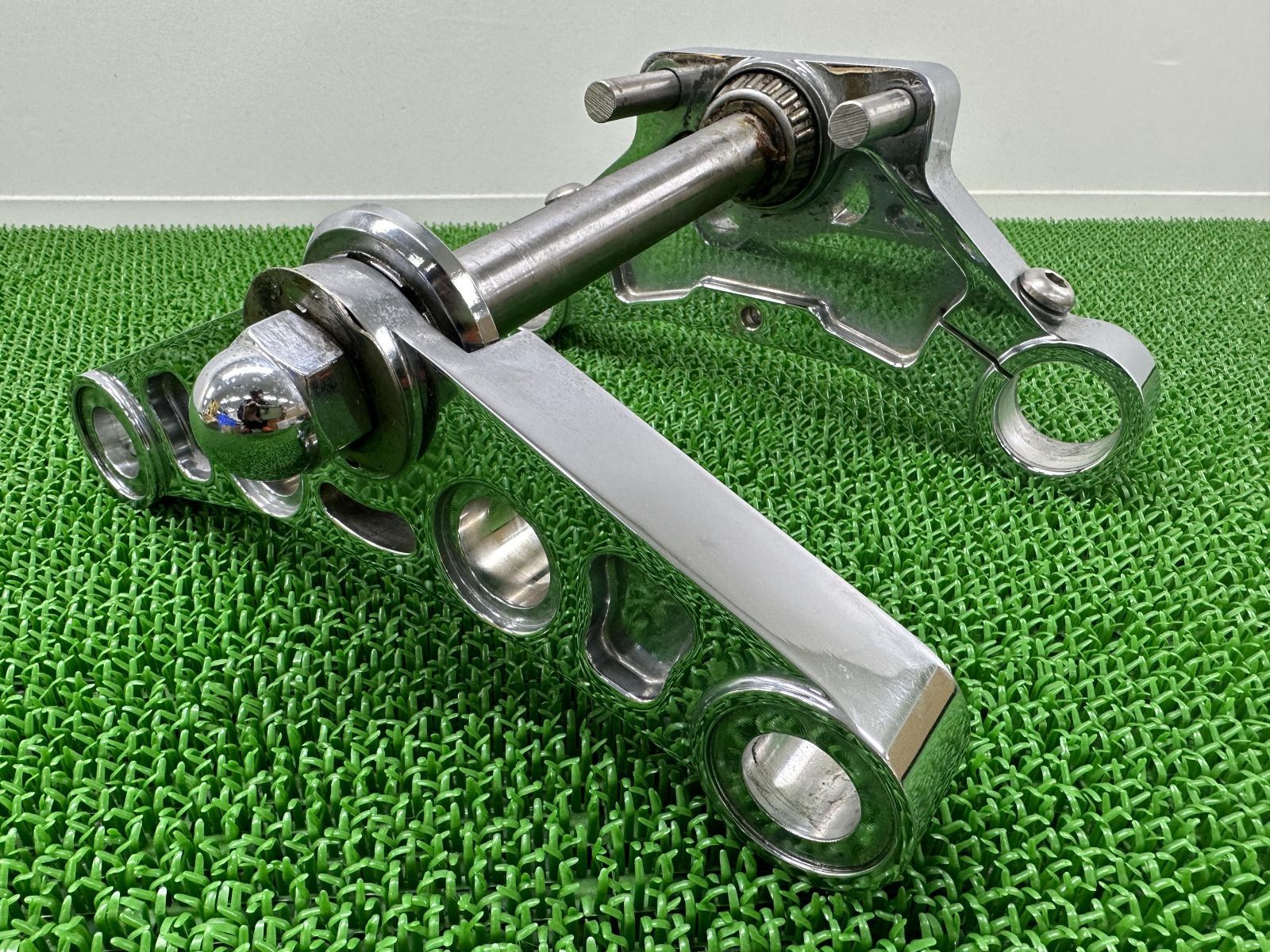 CCI製ソフテイル トリプルツリー 社外 中古 バイク 部品 ハーレー エボ 
