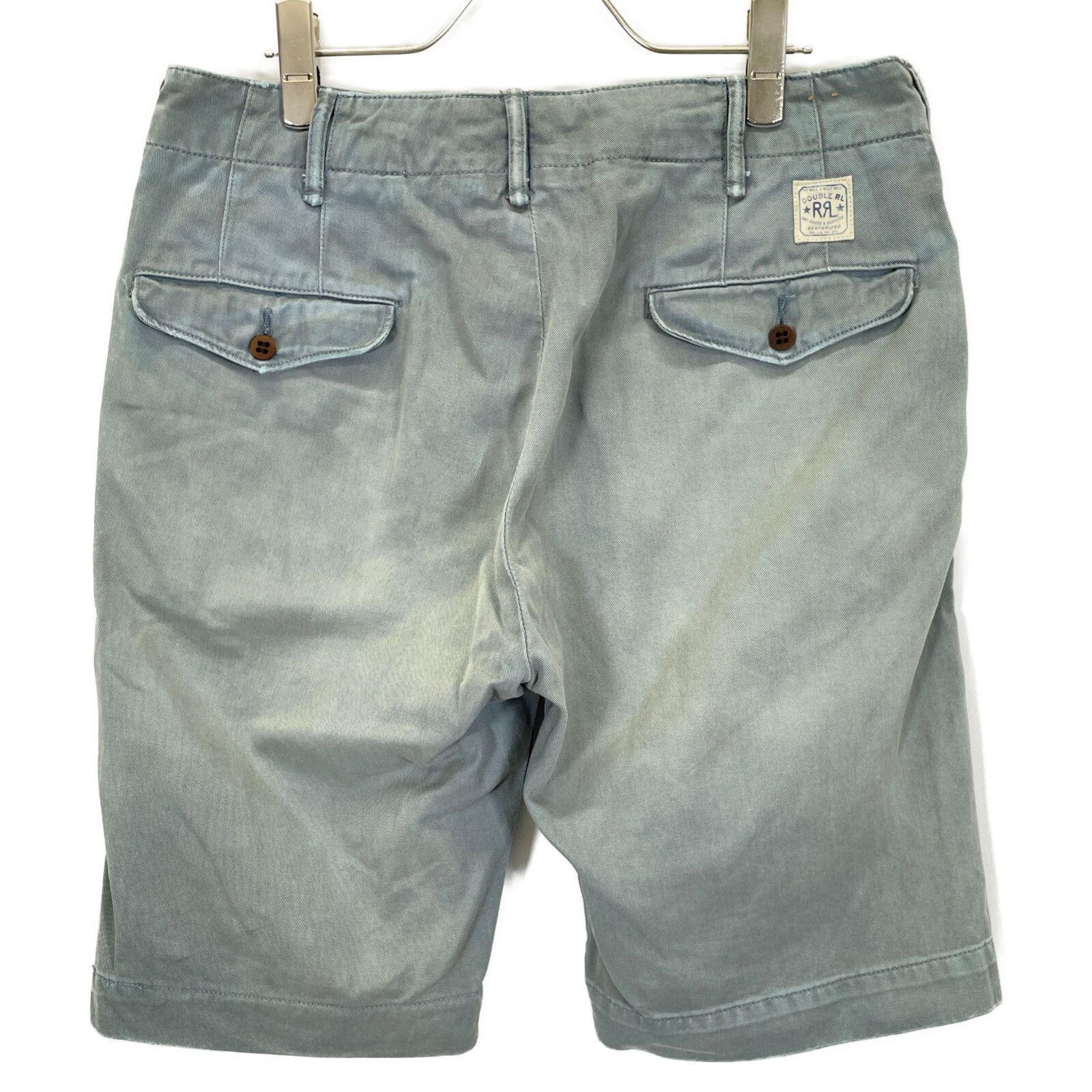 RRL ダブルアールエル 加工 ボタンフライ ショートパンツ 30 - メルカリ