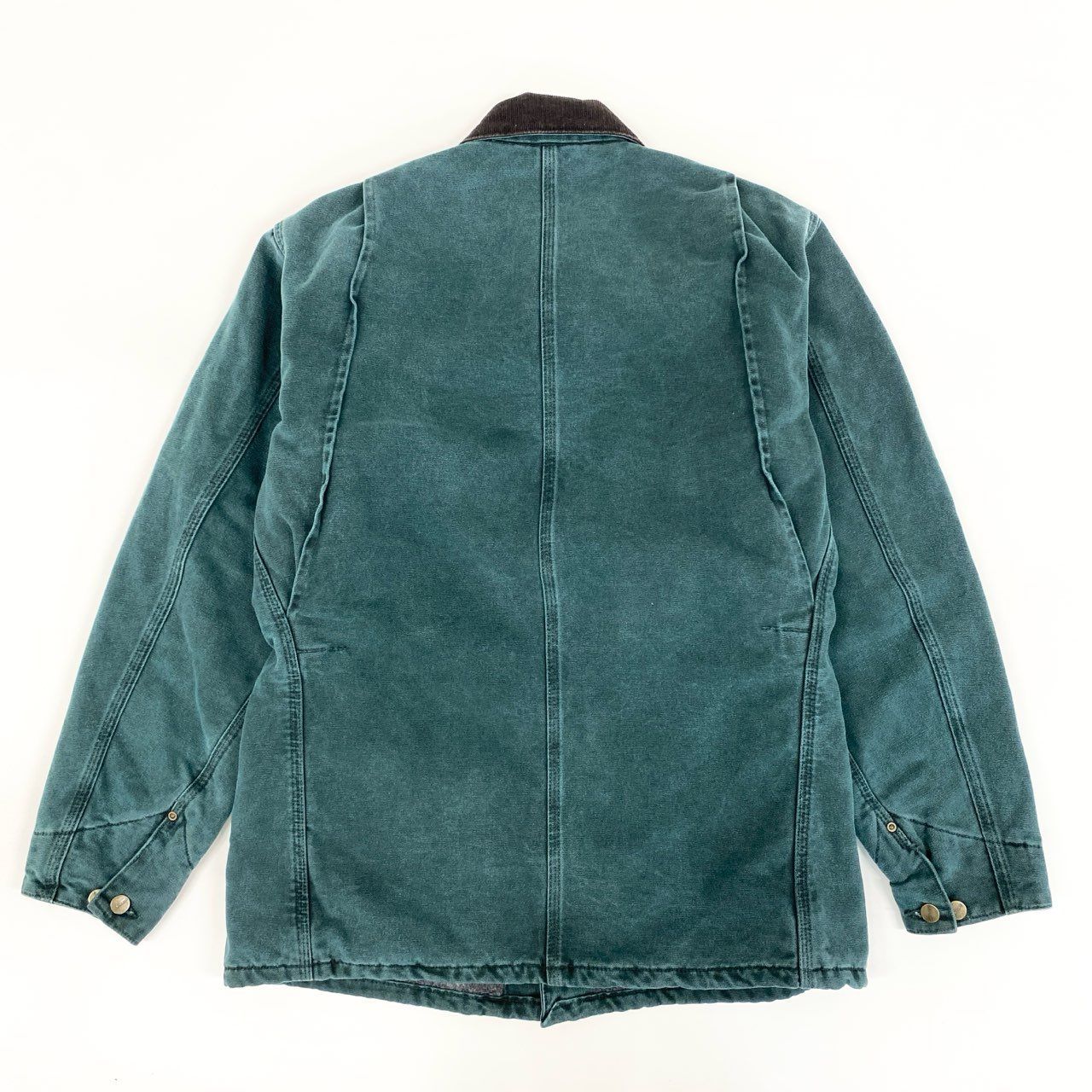 USA製 Carhartt ミシガンチョアコート　グリーン 80s USA製 carhartt ミシガンチョアコート カバーオール 緑 L