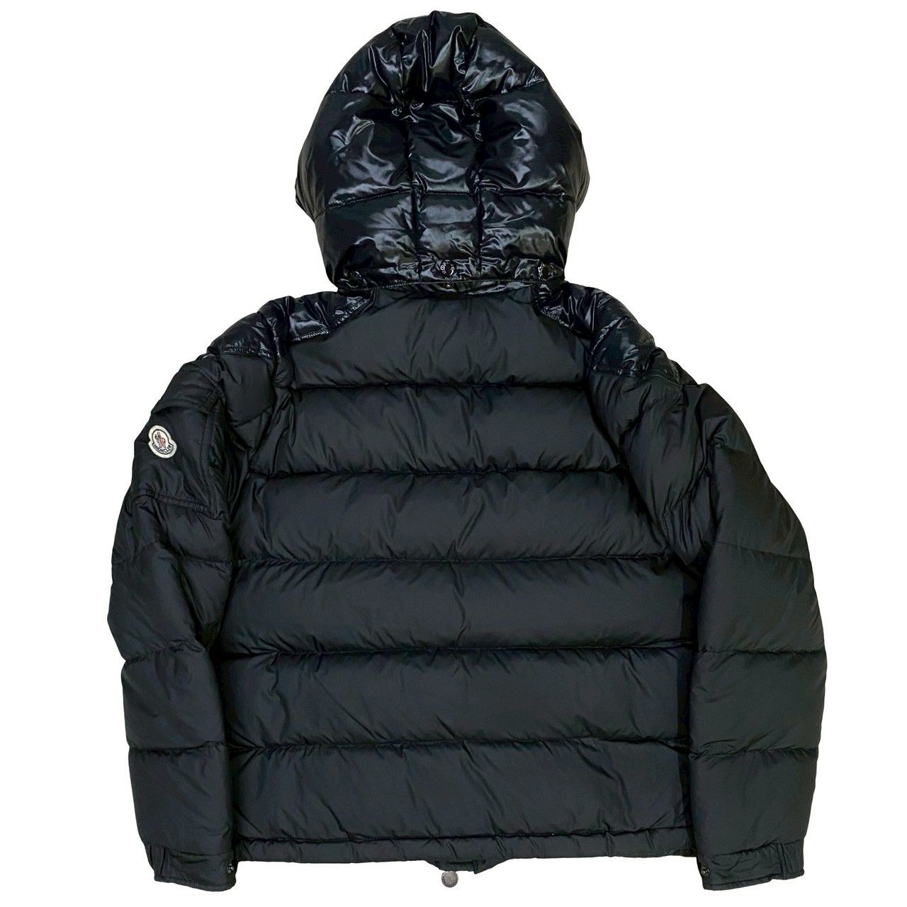 極 美品 希少品 MONCLER モンクレール ロゴ ナイロン ダウン