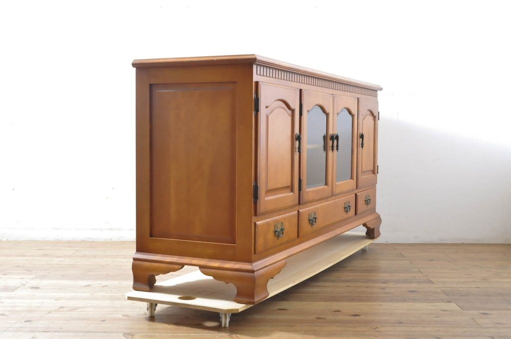 横浜ダニエル サイドボード アーリーアメリカン A-205 ブラウン 公式】アンティーク家具ラフジュ工房商品詳細ページ中古 横浜