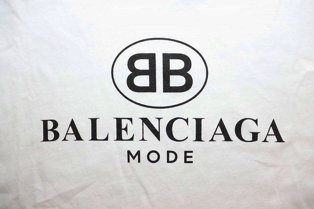 バレンシアガ BALENCIAGA 2018 BBロゴ プリント Tシャツ サイズ