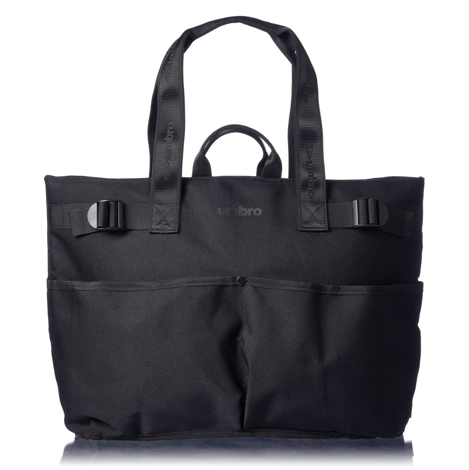 Color ブラック アンブロ メンズ ファスナー付トートバッグ Black