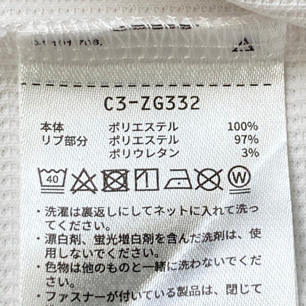 サイズ：L CHAMPION GOLF チャンピオンゴルフ  メッシュ半袖ポロシャツ  ホワイト系 [240101459540] ゴルフウェア メンズ ストスト CHAMPION GOLF チャンピオンゴルフ モックネックメッシュ半袖T