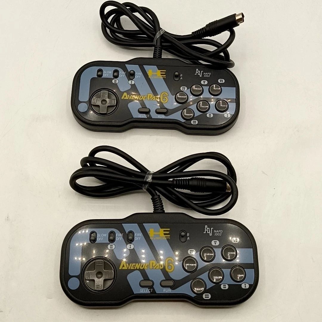 動作品 PCエンジン アベニューパッド6 2個セット PC Engine Avenue Pad 6
