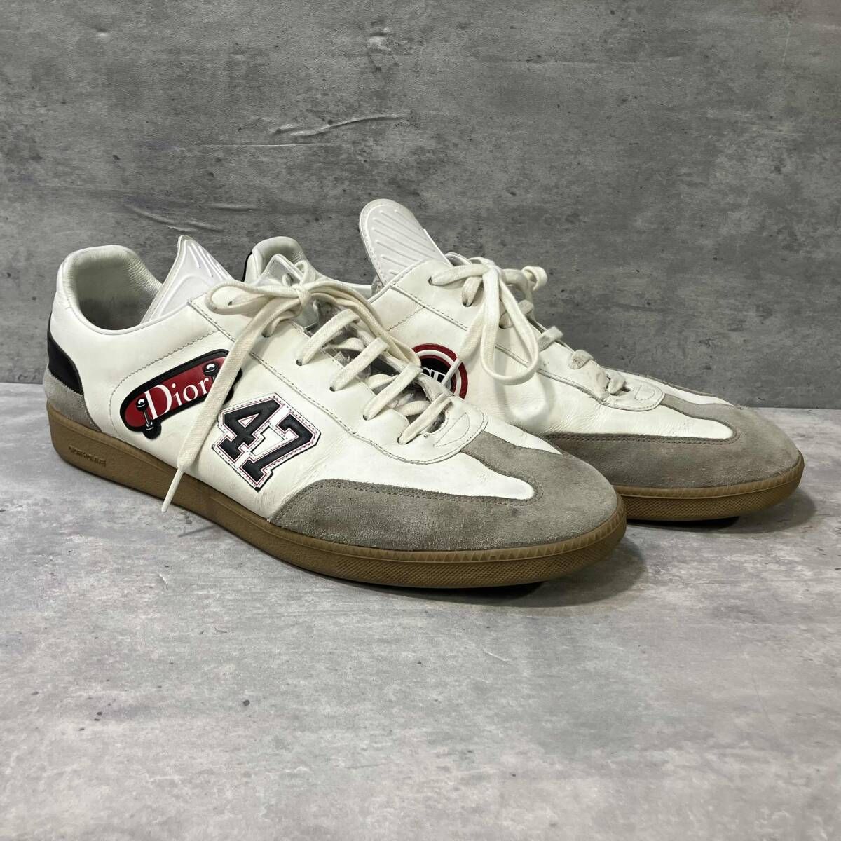 DIOR HOMME sneaker 18HDC スニーカー サイズ43 ホワイト 状態B