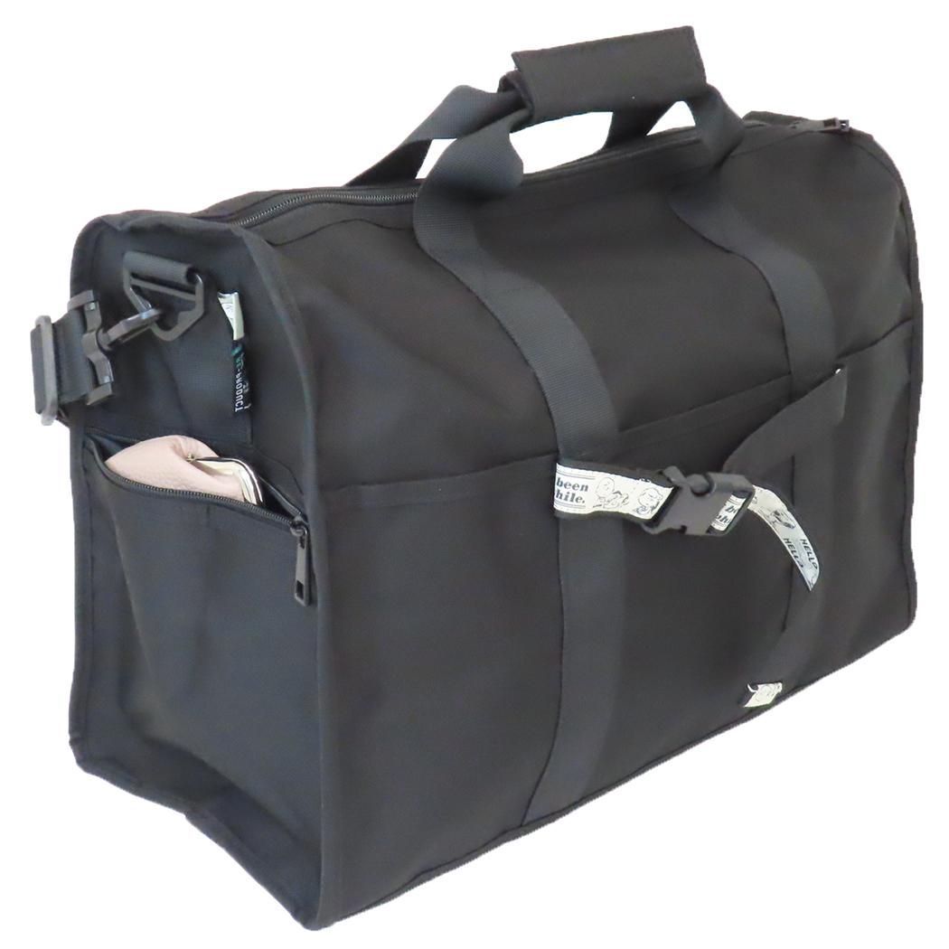 スヌーピー 旅行かばん ボストンバッグ VINTAGE BK ピーナッツ マリモクラフト 大容量バッグ トラベル 撥水 キャラクター グッズ