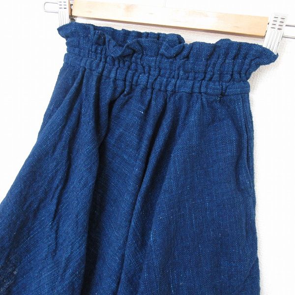 うさとの服 usaato フレアスカート ミニスカート 藍色系 キッズ