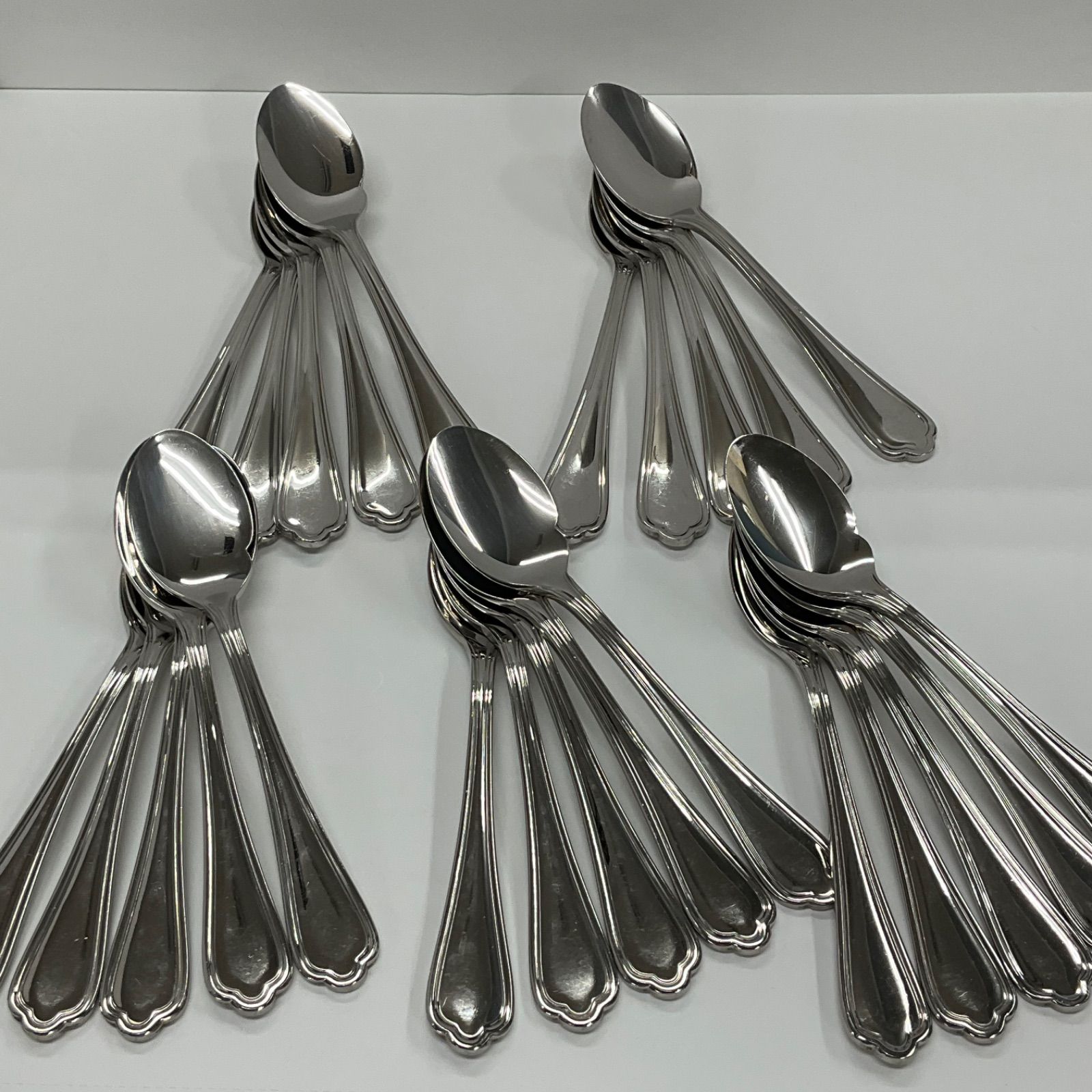 フィッシュスプーン 19.5cm 25本セット18-8 ステンレス ソーススプーン 飲食店 レストラン 業務用