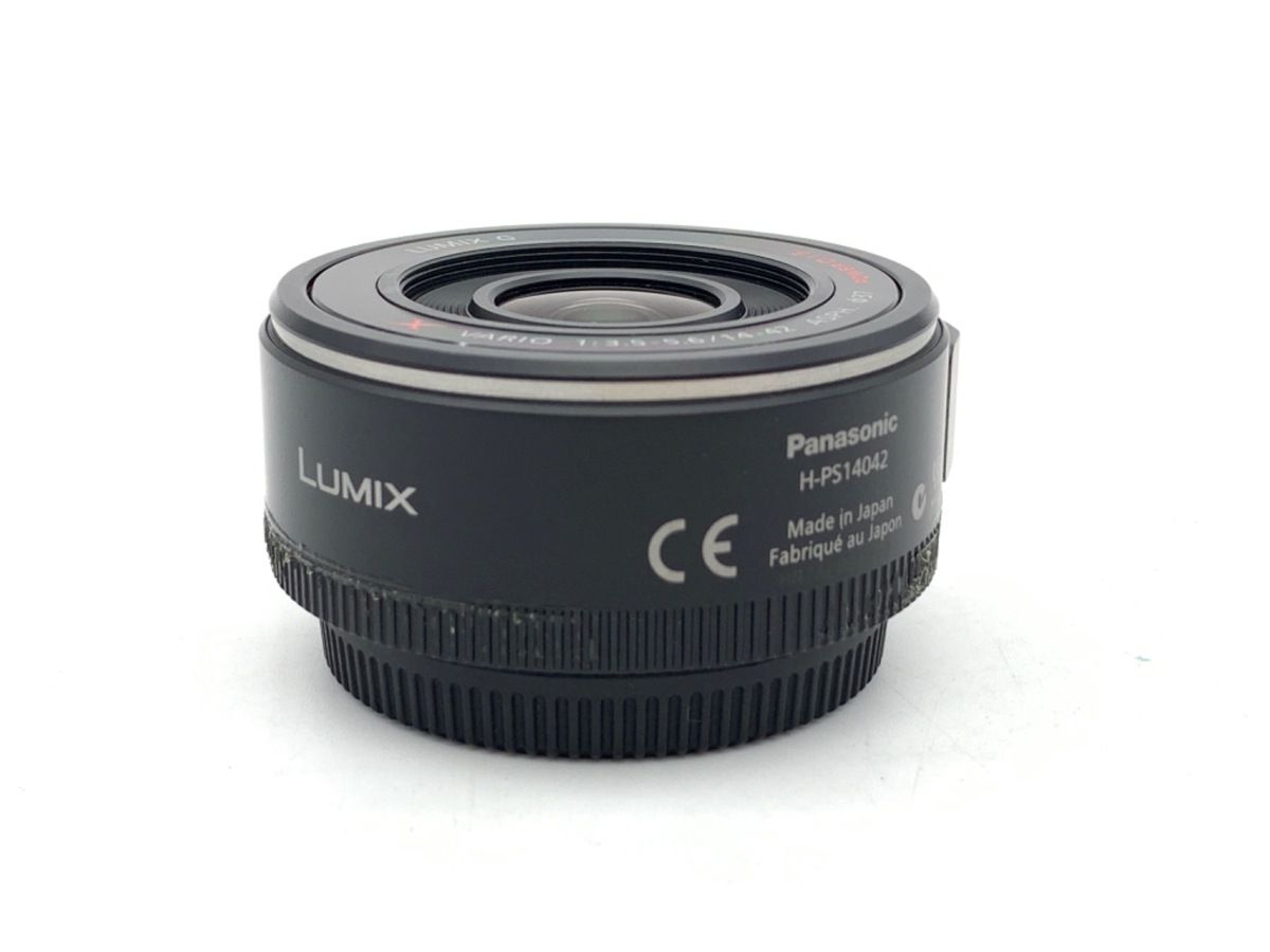 並品 パナソニック LUMIX G X VARIO PZ 14-42mm|F3.5-5.6 POWER O.I.S. H-PS14042 ブラック