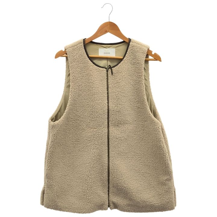 新品未使用　タグ付き　2024AW FRAMeWORKボアベスト　ベージュ 新品未使用 タグ付き 2024AW FRAMeWORKボアベスト ベージュ