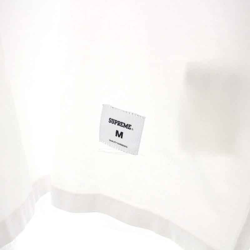 シュプリーム SUPREME 19AW トレードマークロングスリーブトップ Trademark L/S Top Tシャツ カットソー ロンT 長袖  クルーネック バックロゴプリント M 白 ホワイト 黒 ブラック /NW30 - メルカリ