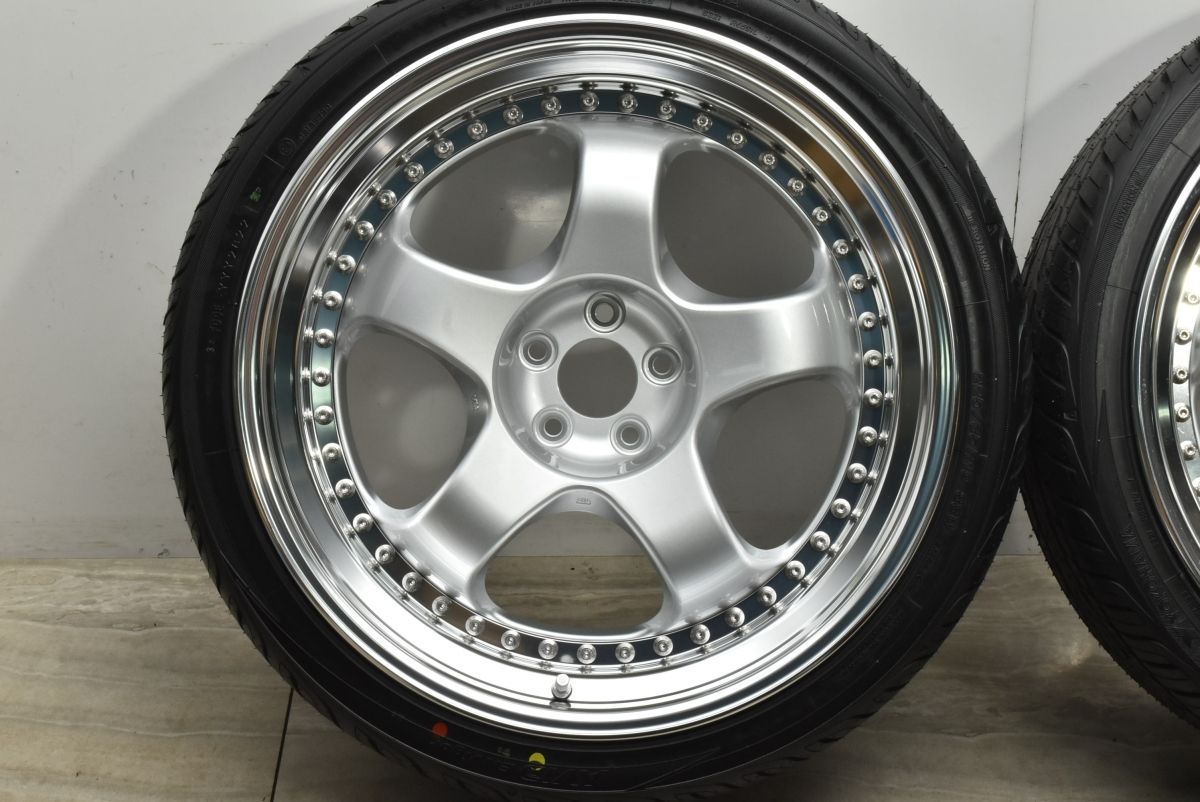 WORK マイスター S1 3PIECE 19in 8J -1 PCD100 ヨコハマ AVID ENVigor 225 35R19 86 プリウス カローラ BRZ JDM STANCE TRITUETUBI_COM