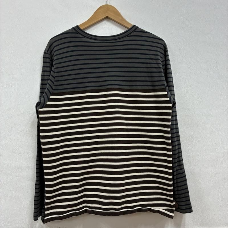 Sacai サカイ Tシャツ 長袖 ボーダー 異素材 切替 カットソー