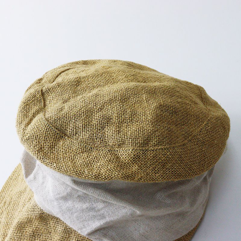 【新品】mature ha. マチュアーハ ジュートドレープキャップ mature ha.｜マチュアーハ｜jute drape cap｜ジュートドレープ