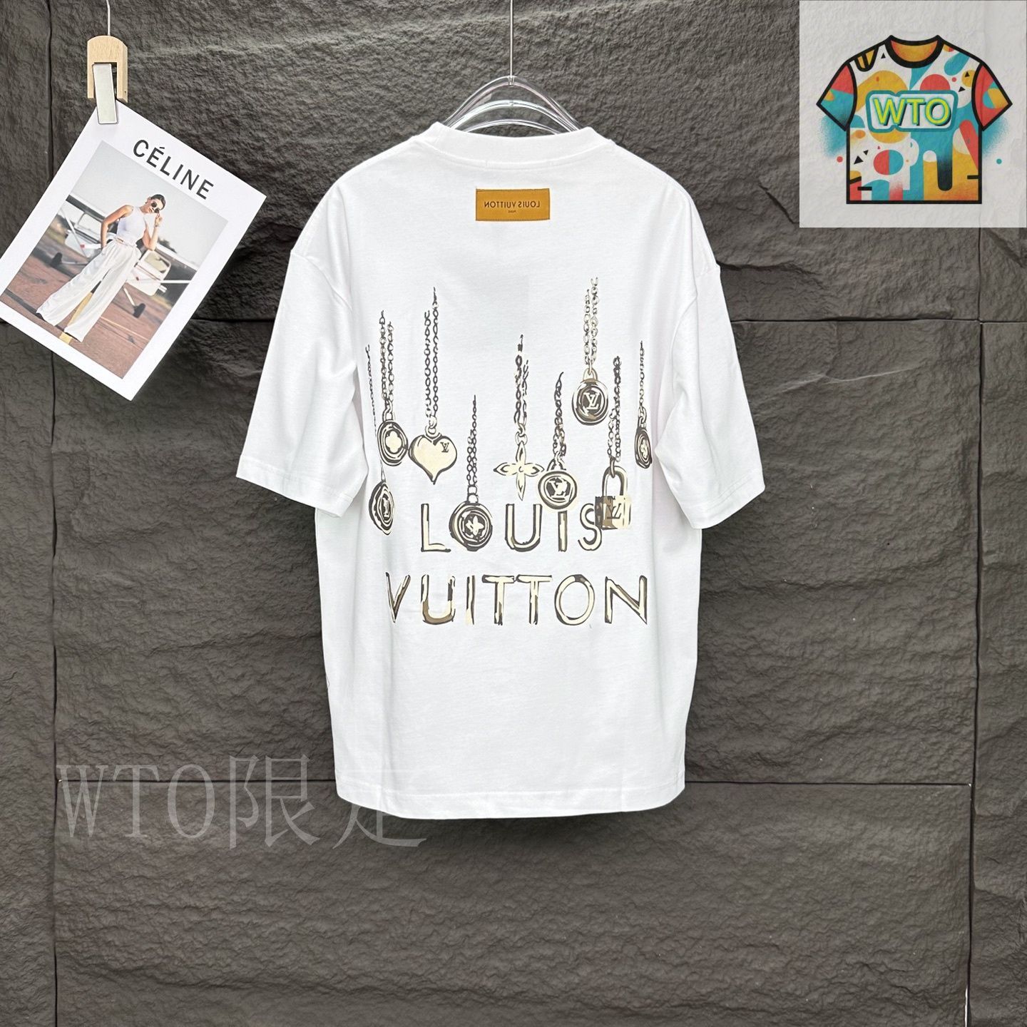 【日本語ロゴが個性的で可愛い♡】Louis Vuitton シャツ 日本語ロゴが個性的で可愛い♡】Louis Vuitton シャツ