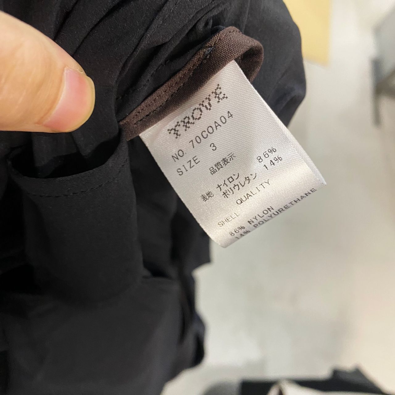 ブラック size3