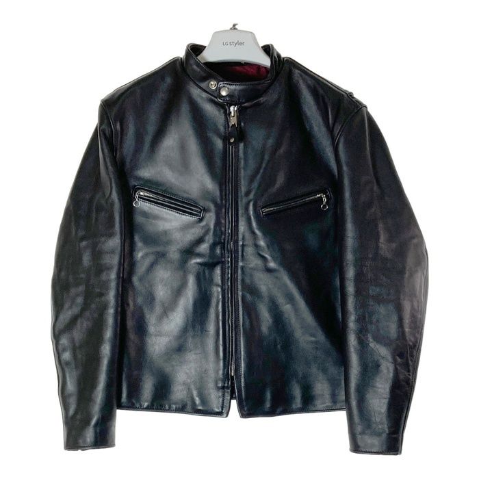 S 美品 SCHOTT ショット 782US 4ポケット Pコート ブラック 黒 Schott N.Y.C ショット 782US 4ポケットミドル丈 ピーコート