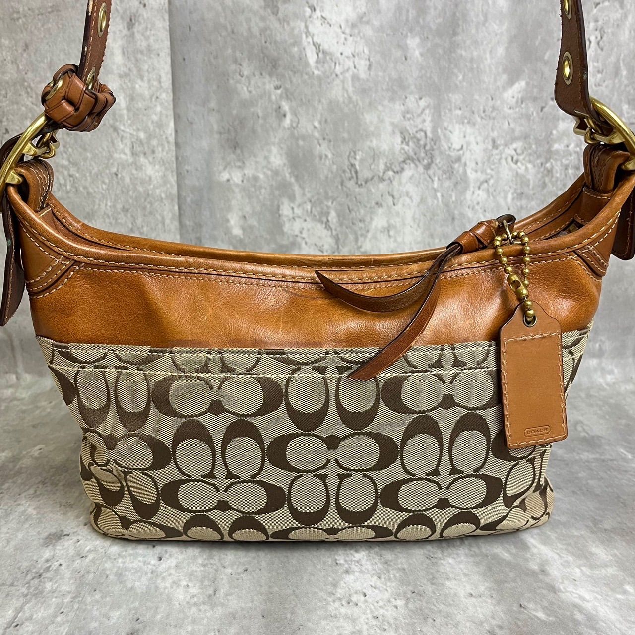 ✨良品✨ COACH コーチ ショルダーバッグ トートバッグ シグネチャー 