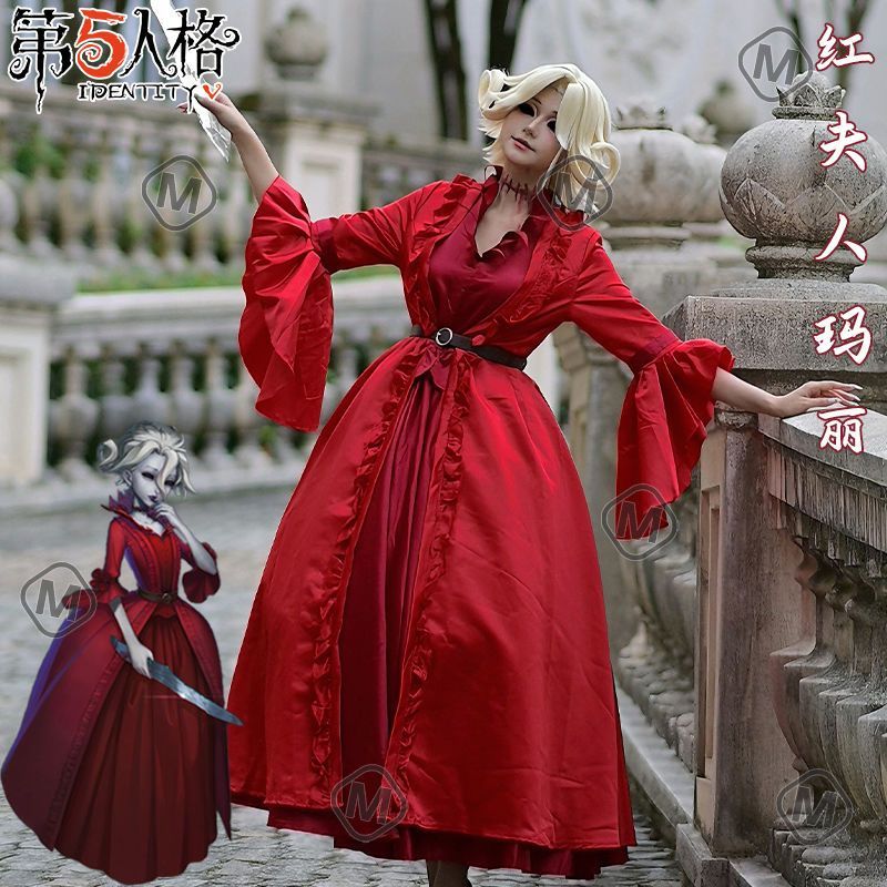 新品未使用 第五人格 コスプレ衣装 赤夫人 マリー オリジナルスキン 二 