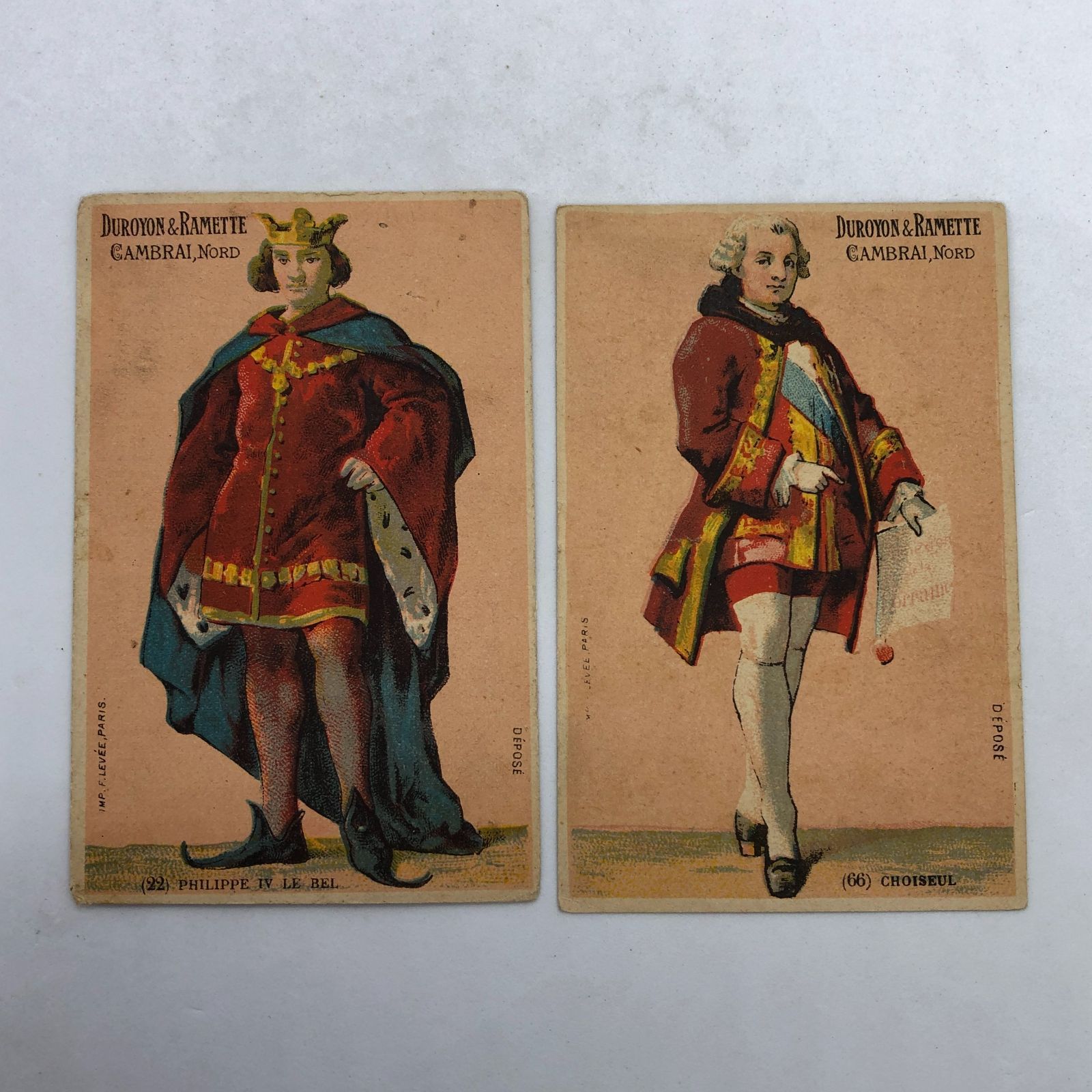 4枚セット! まとめ 】クロモカード フランス アンティーク ※シャンク