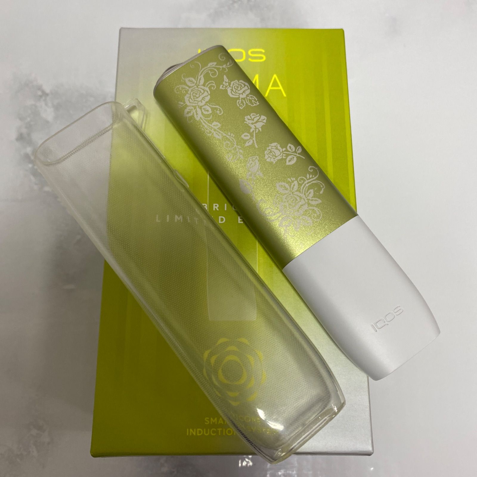 iQOS ILUMA ONE アイコス イルマ ワン バラ 加工 ブライト 新色 黄緑