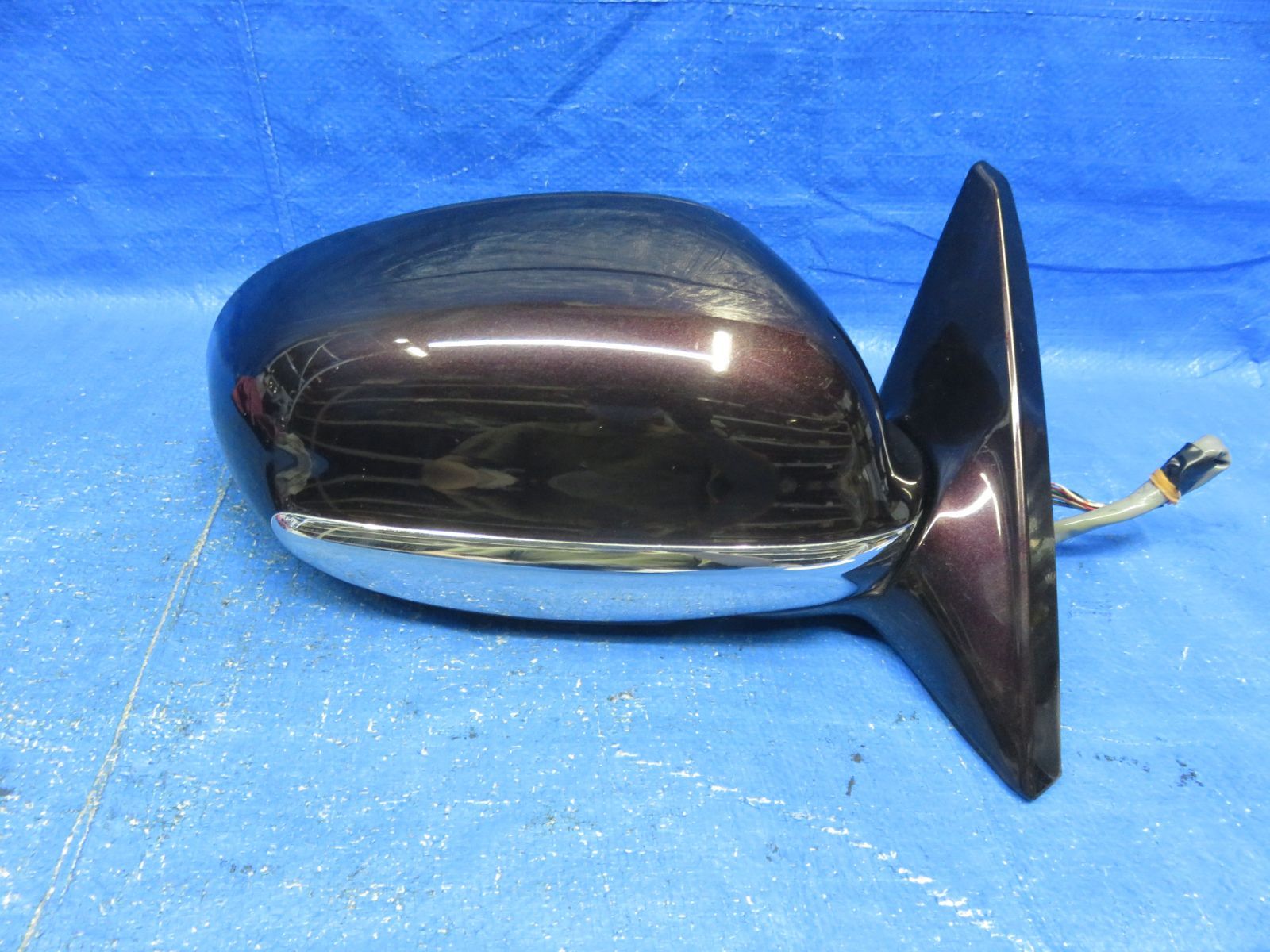 LA6493 トヨタ ソアラ UZZ40 前期 右 ドアミラー 運転席 サイドミラー 純正 3P6 ブラキッシュレッドマイカ 小傷