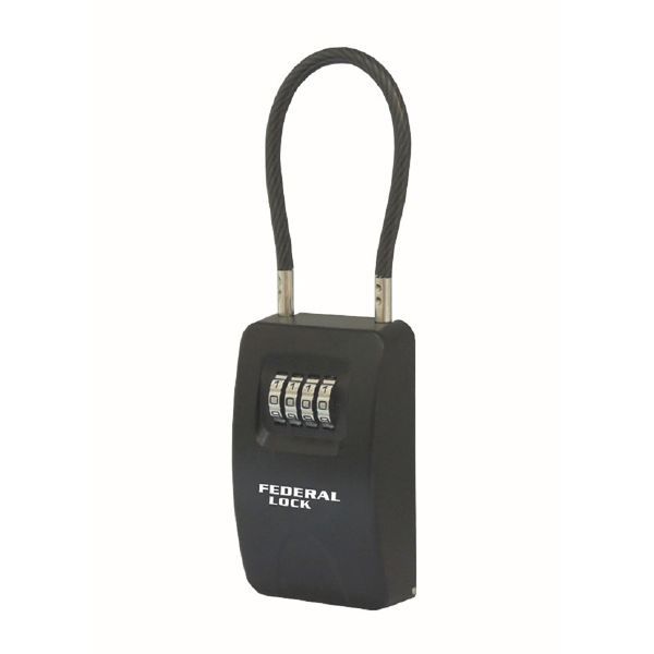 7営業日以内発送 FEDERAL フェデラル SKC-004-P ダイヤル式キーボックスL ワイヤー吊下げタイプ SKC004P 沖縄離島販売不可