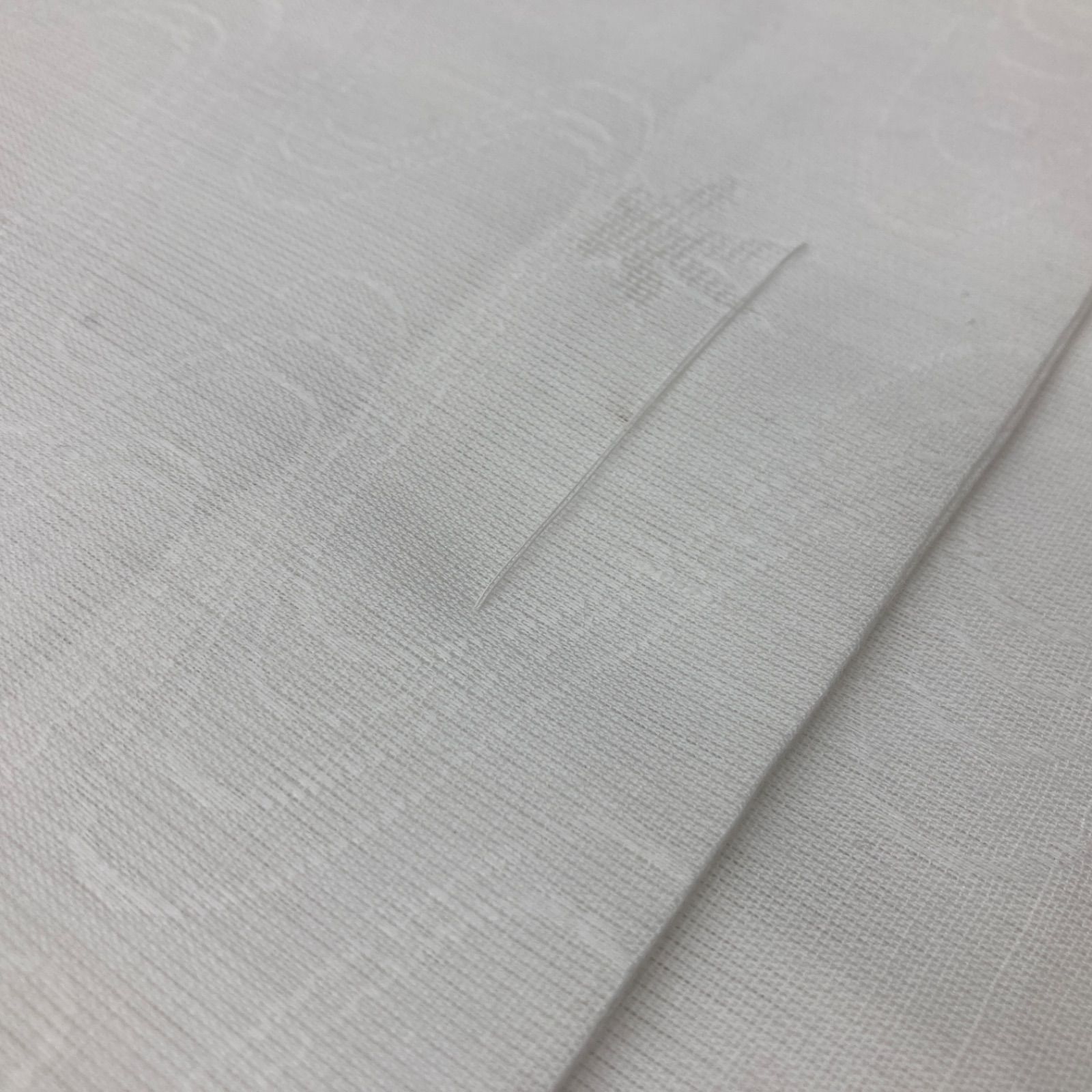 み様 おまとめ✨大特価品❣️✨汗ばむ季節の必需品✨本麻長襦袢 新品 LLサイズ 未使用品 和装 長襦袢 絽 夏向き ホワイト系 もみじ柄 身丈 約