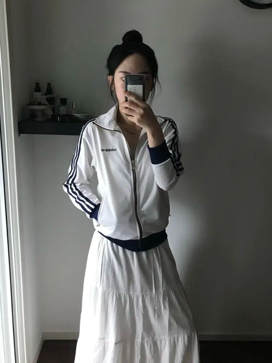 adidas アディダス ファイヤーバード バッジ トラック トップス ジャージ クラウド 白