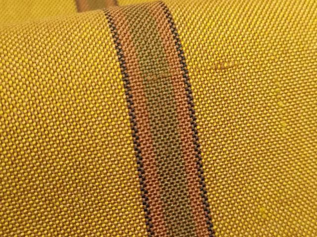 平和屋本店□極上 本場黄八丈 伝統工芸士 西条広吉 九寸開き名古屋帯